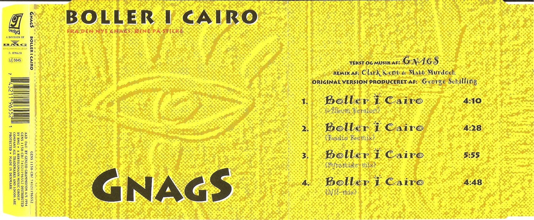 Boller i Cairo - udfoldet cover